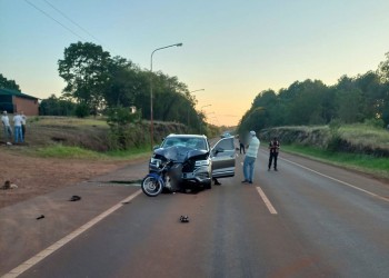 Joven motociclista murió tras choque en la ruta 14