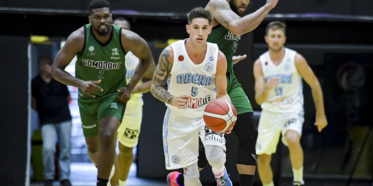 PUNTO ALTO. Nico De Los Santos, emblema de OTC, el último sábado. (Foto M.Endelli-Liga Nacional).