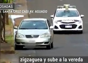 Posadas: conductor alcoholizado intentó escapar de la Policía y terminó detenido