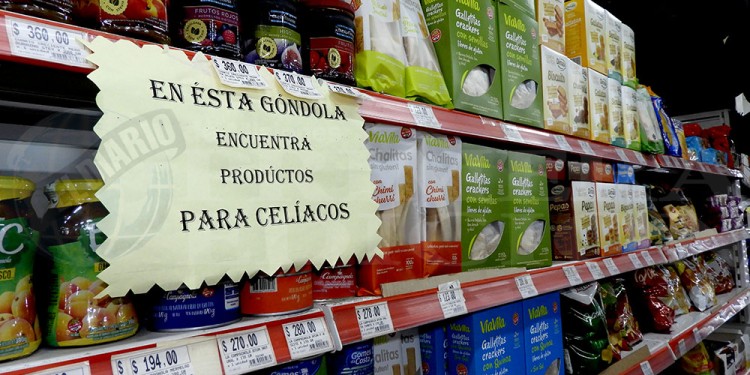 GÓNDOLAS. Uno de los reclamos frecuentes de la comunidad celíaca es la poca cantidad de opciones gluten free.