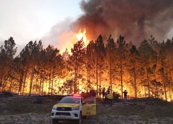 “A pesar del esfuerzo que se hace día y noche, el fuego continúa avanzando”