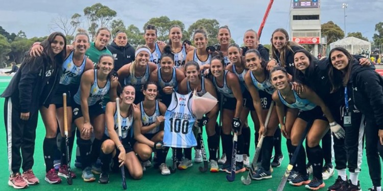 LE QUEDA PINTADA. La misionera “Luchi” Von Der Heyde alcanzó los 100 partidos con la Selección Argentina y va por más.