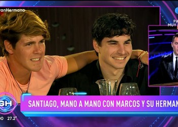 Marcos pudo ver a su hermano José que estudia en EEUU