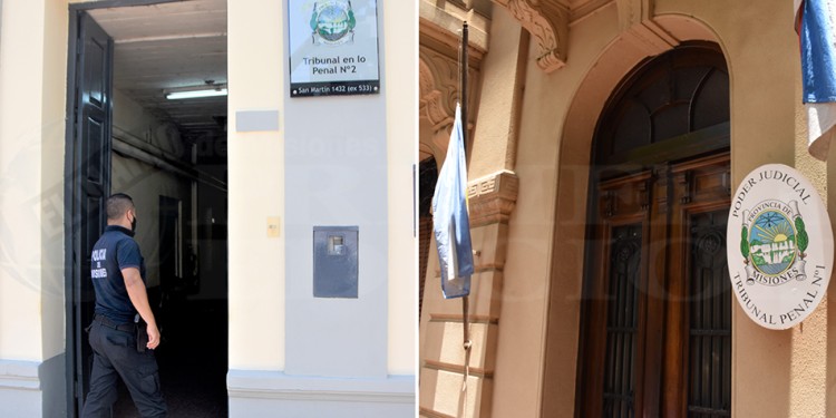 AUDIENCIAS, El debate por tratarse de un delito contra la integridad sexual se desarrolló solo con la participación de las partes en la sala de calla San Martín, centro posadeño.