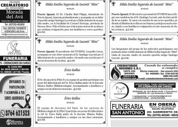 Fúnebres del Miércoles 8 de Marzo de 2023