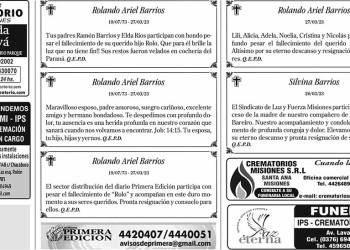 Fúnebres del Miércoles 29 de Marzo de 2023