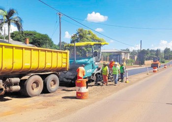 Avanza la pavimentación de colectoras en rutas nacionales y provinciales