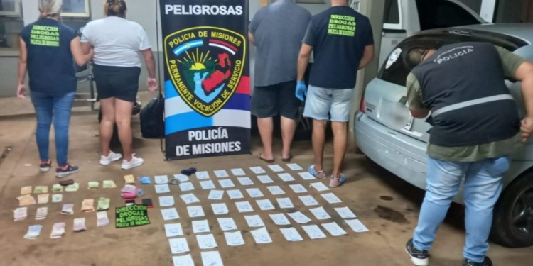 La pareja detenida por distribución de cocaina