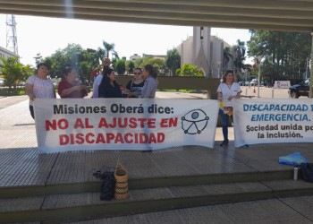 Discapacidad: prestadores de educación y salud se movilizaron en Oberá y Posadas