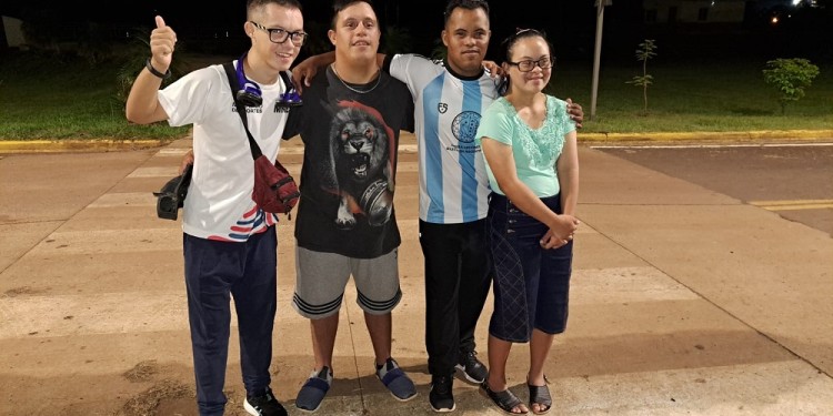 ORGULLO. Tornero, Argolo, Sánchez Lima y Da Silva, listos para competir.