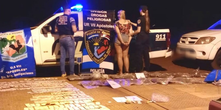 Ayelen (30) detenida en Apóstoles