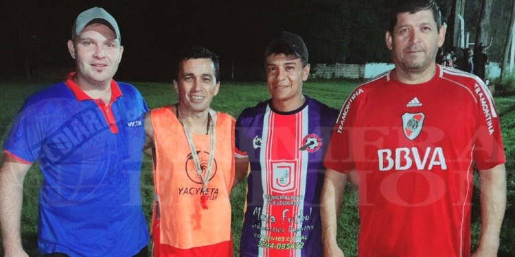 PRÁTICAS. La dupla Benegas- Gómez ya empezó con los entrenamientos. (Foto gentileza C.Reble)