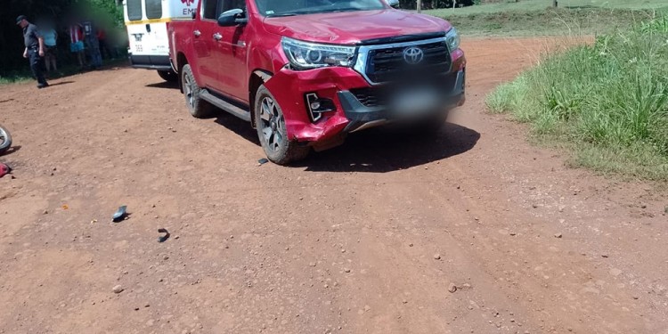 Toyota Hulix conducida por un hombre de 55 años