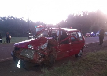 Violento choque sobre la ruta 17