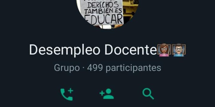 GRUPO. Educadores se unieron en un grupo, debido a la falta de trabajo