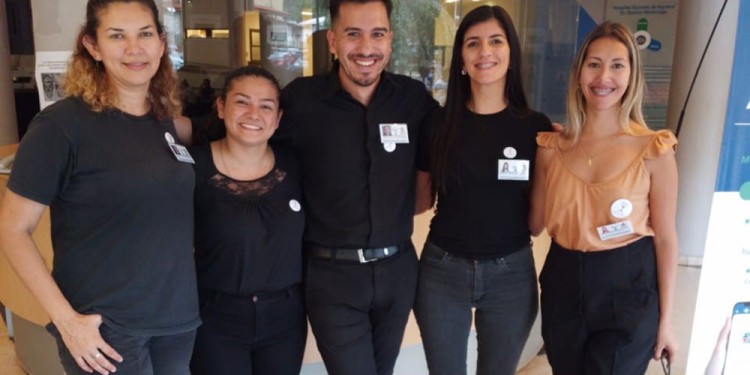 EQUIPO. El sector de Lengua de Señas en el Hospital está compuesto por intérpretes profesionales.