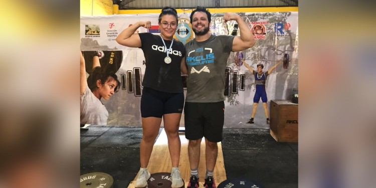 DOBLETE. Melnik y Aquino conquistaron el triunfo en la primera del año.