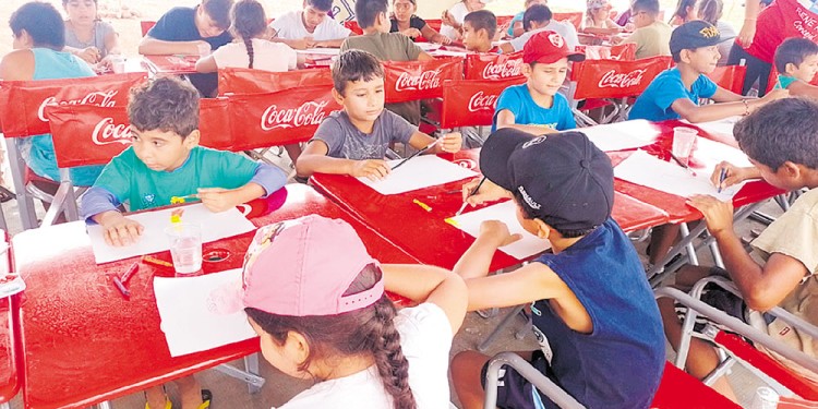 EXPECTATIVA SUPERADA. Esperaban 6.000 chicos pero finalmente acudieron más de 9.000 en los diez municipios.