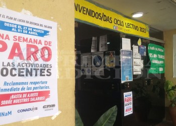 Docentes universitarios paran toda la semana