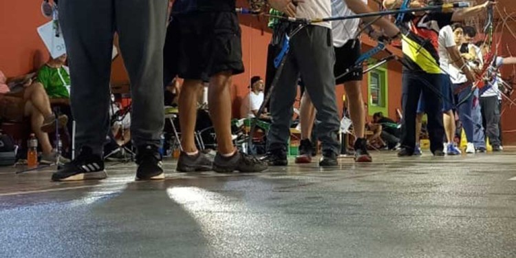 LA MIRA EN EL BLANCO. La jornada se realizó en el Polideportivo Municipal