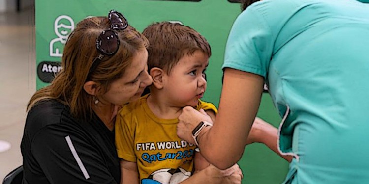 PRIORIDAD. Los niños de entre 6 meses y 2 años están dentro de la población objetivo,