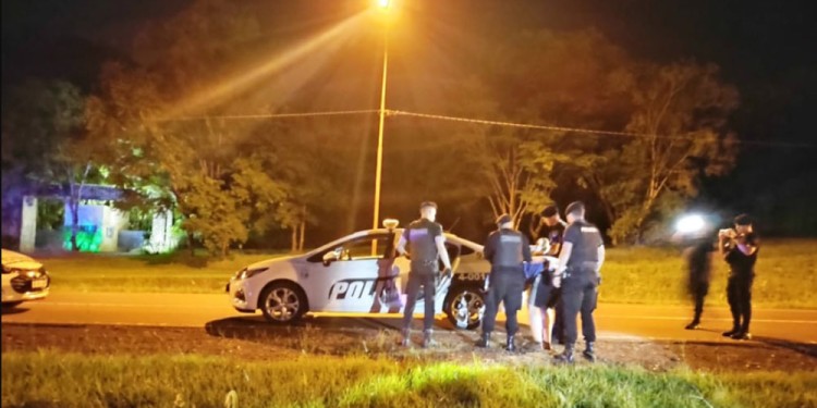 CAPTURA. La policía interceptó en Oberá al joven varias horas después del hecho, ocurrido en Garuhapé.