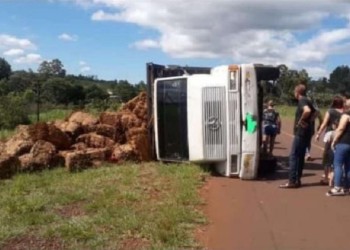 Despiste y vuelco de camiones en rutas misioneras