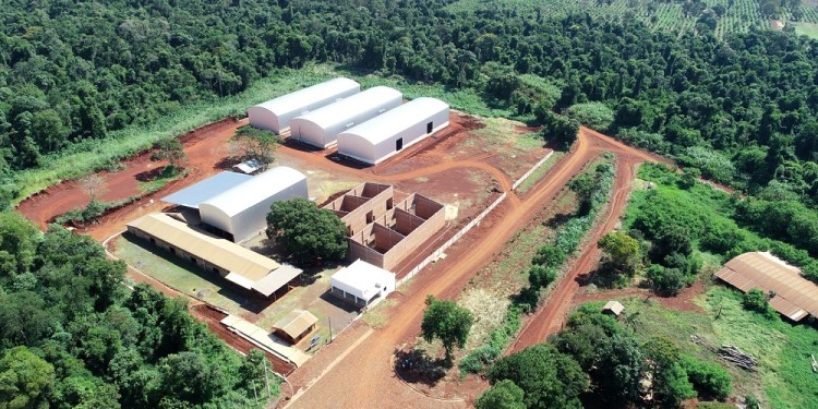 EL ESTABLECIMIENTO. Vista aérea del molino cooperativo donde la Provincia será el principal accionista.