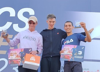 Agustín Da Silva hizo podio en los 10k de Asics