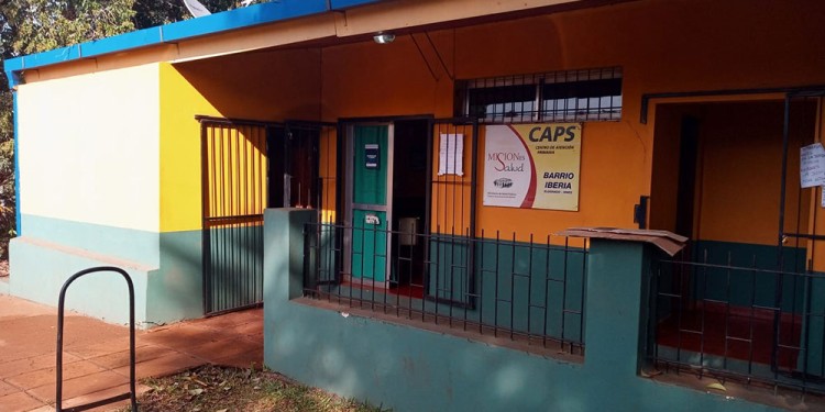 NO ESPERABAN. El CAPS Iberia se vio sorprendido por el accionar de manos anónimas que solamente causaron daño.