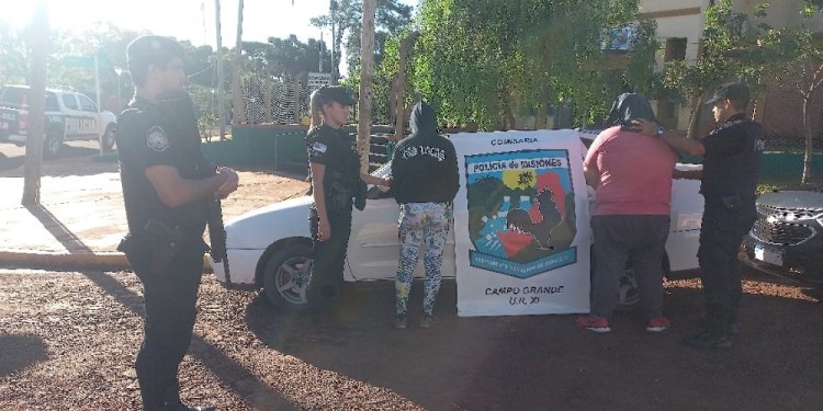 PROCEDIMIENTO. Fue en Campo Grande y estuvo a cargo de investigadores de la Unidad Regional XI de Aristóbulo del Valle.