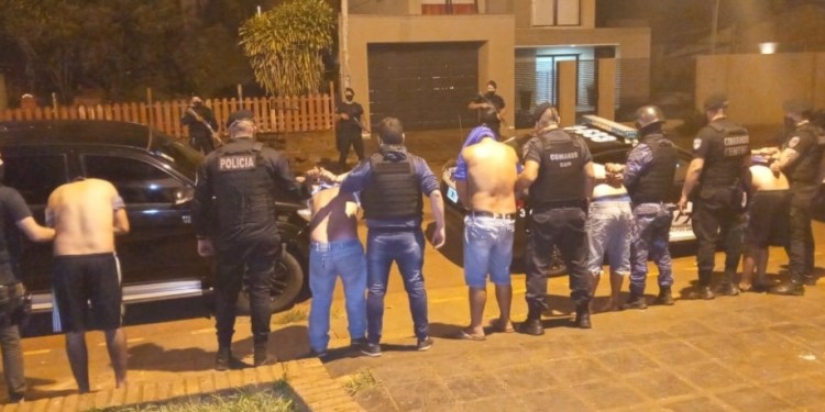 OPERATIVOS. Los brasileños cayeron en Panambí, mientras que los otros sospechosos fueron detenidos en Oberá.