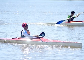 Canotaje: fiesta de botes en el río Paraná
