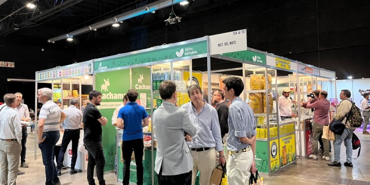YERBA ARGENTINA. El “oro verde” misionero y correntino estuvo presente en el predio de La Rural.