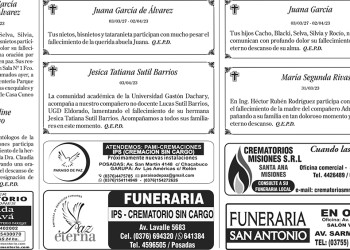 Fúnebres del día 4 de abril de 2023