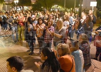 Frente Educativo se movilizó en distintos puntos de Misiones