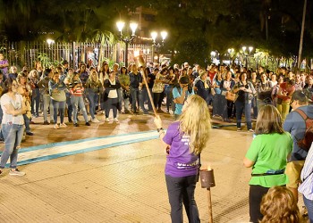 Frente Educativo se movilizó en distintos puntos de Misiones