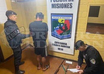 Preso por golpear y amenazar a su pareja