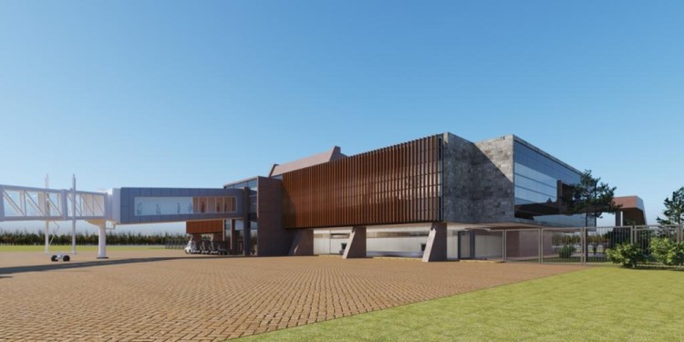 HABRÁ MANGA. Uno de los detalles de la obra prevista es la construcción de una manga que resguarde a los pasajeros desde el avión a la estación.