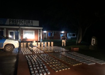 Prefectura incautó cigarrillos de contrabando en Iguazú y Puerto Libertad