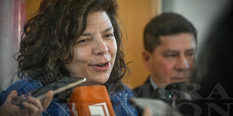 EN MISIONES. Vizzotti participó ayer en la jornada previa al congreso de la Asociación Argentina de Salud Pública que tendrá lugar en el Centro de Convenciones del 31 de mayo al 2 de junio.