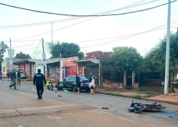 Motociclista murió tras despistar y chocar a un peatón