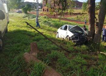 Conductor alcoholizado chocó contra una camioneta en Jardín América