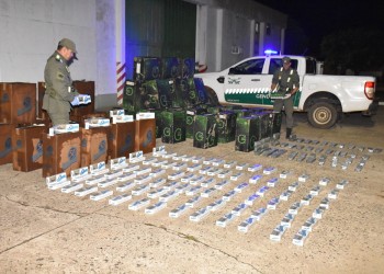 Gendarmería secuestra carga de cigarrillos de contrabando en Ituzaingó