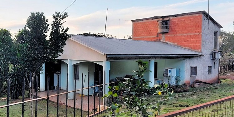 ALEJADA. Neis vivía solo en su chacra de la zona de Puerto Península.