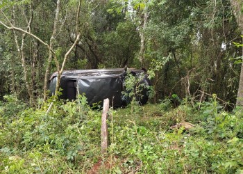 Se les cruzó una moto y despistaron: una mujer y sus cuatro hijos, heridos