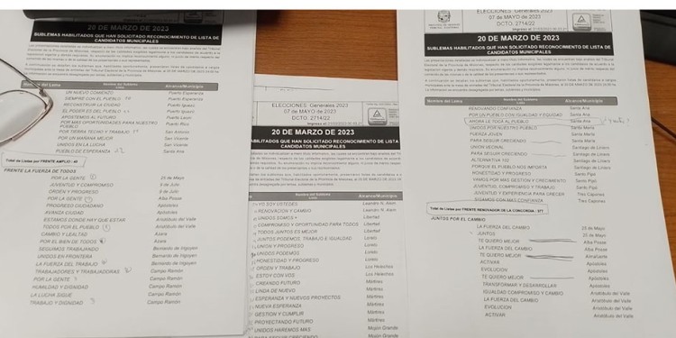 CUESTIÓN DE NOMBRE. La carrera de sublemas ya comenzó y en una lectura exploratoria de la larga lista se pueden encontrar.