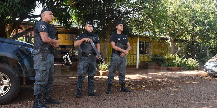 CALLE 158 AL 2300. La propiedad a la que, presuntamente, los tres jóvenes intentaron ingresar a robar ayer pocos minutos después de las 0.30, a pocos metros de la costanera del arroyo Zaimán.