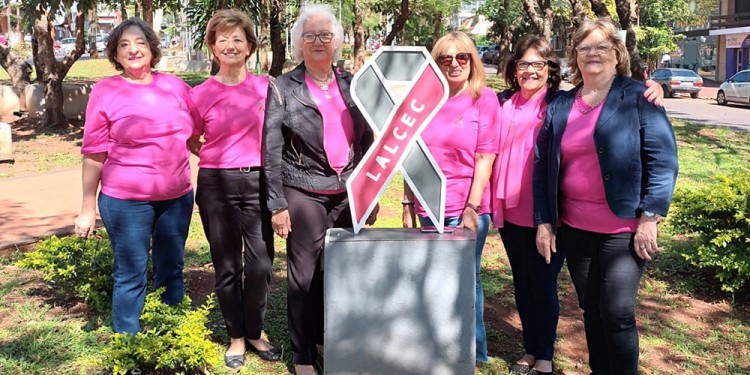 VOLUNTARIAS. Buscan concientizar sobre la detección temprana de la enfermedad.