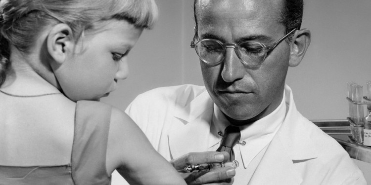 Jonas Salk by Yousuf Karsh